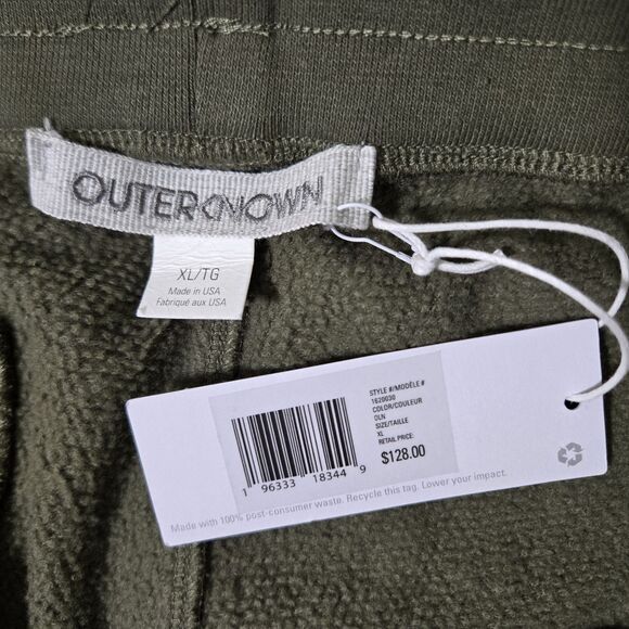 Outerknown Hightide Terry Cloth Sweatpants Joggers Cotton Mens XL Made In USA - Picture 8 of 12